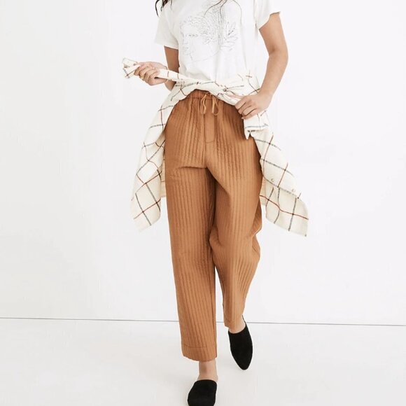 Madewell Tan Quilted Pants - Picture 2 of 15